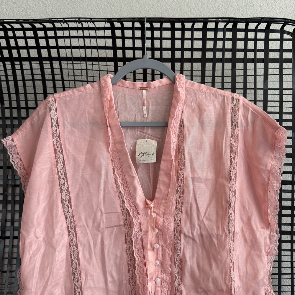 Free people Marigold Shine Lace Top - Picture 3 of 7